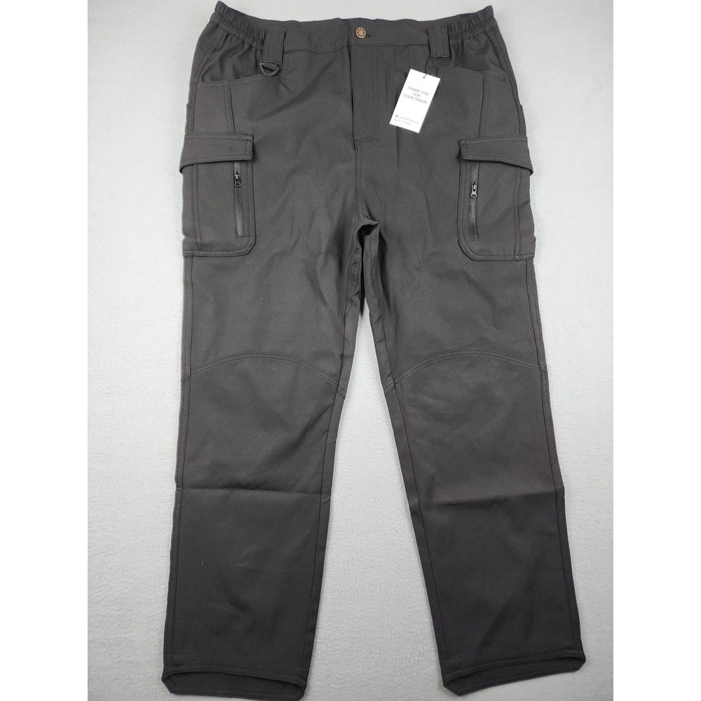 FLEXCAMO Pants Mens XL 36x28 Gray Tactical Series Cargo Lined Elastic Waist NWT
